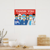 POSTER Thank You to Medical First Responders ポスター (キッチン)