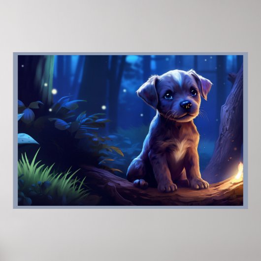 Poster The Adorable Dog with Big Ears ポスター (正面)