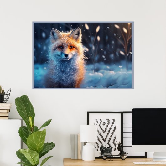 Poster The Fox of the Mysterious Forest ポスター (ホームオフィス)