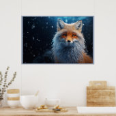 Poster The Free Spirit of the Woodland Fox ポスター (キッチン)