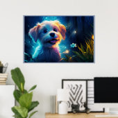Poster The Playful Antics of the Cute Pooch ポスター (ホームオフィス)