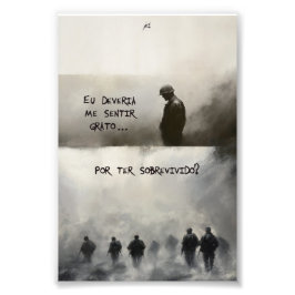 Pôster Trauma (Frase III) フォトプリント