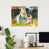 Poster: Two Victorian Girls Having Tea ポスター (ホームオフィス)