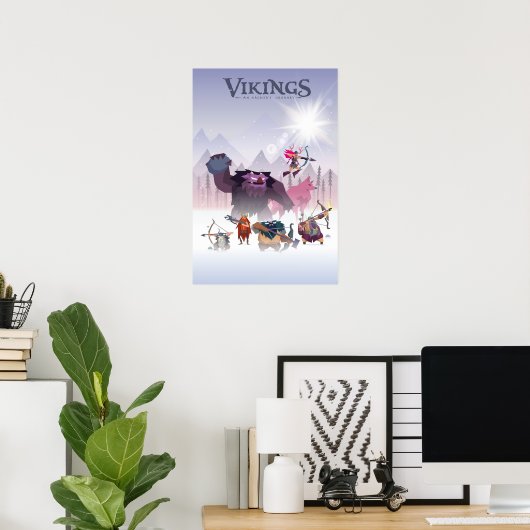 poster Vikings archer ポスター (ホームオフィス)
