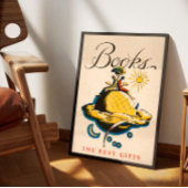  Poster Vintage Books ポスター