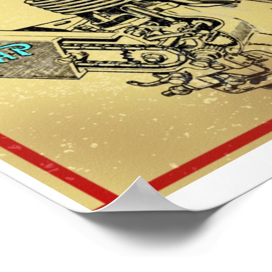 poster vintage en 1930 ポスター (角)