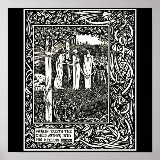 Poster-Vintage Illustration-Aubrey Beardsley 27 ポスター (正面)