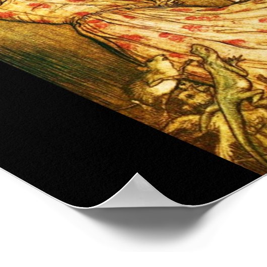 Poster-Vintage Illustration-Rackham 38 ポスター (角)