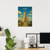 Poster vintage Maqam Echahid - Alger ポスター (ホームオフィス)