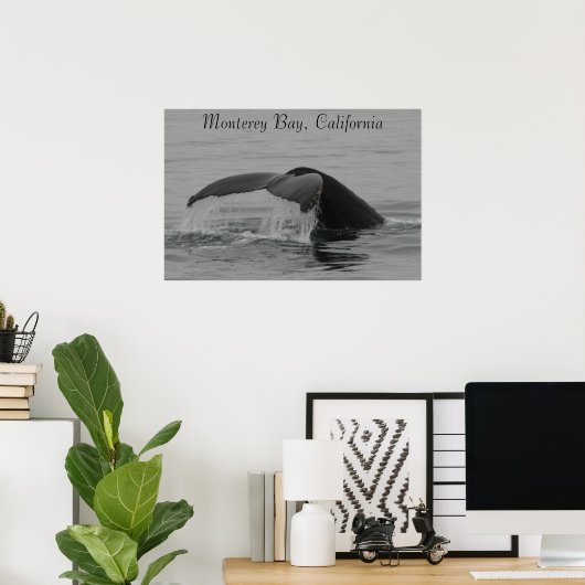 Poster, Whale Fluke, Monterey ポスター (ホームオフィス)