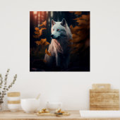 Poster White Wolf ポスター (キッチン)