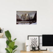 Poster With Albert Bierstadt Painting ポスター (ホームオフィス)