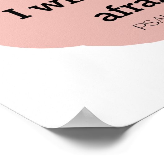 Poster with Bible Verse 12"x12" ポスター (角)