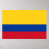 Poster with Flag of Colombia ポスター (正面)