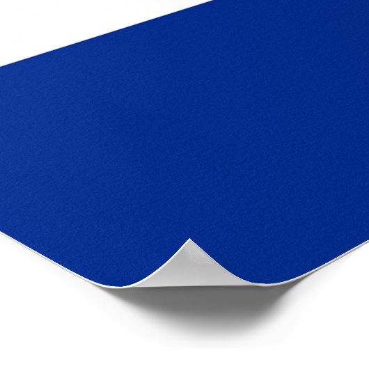 Poster with Flag of Croatia ポスター (角)