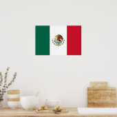 Poster with Flag of Mexico ポスター (キッチン)