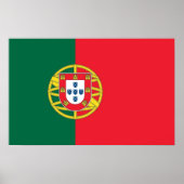 Poster with Flag of Portugal ポスター (正面)