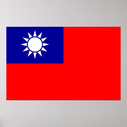 Poster with Flag of Taiwan ポスター (正面)