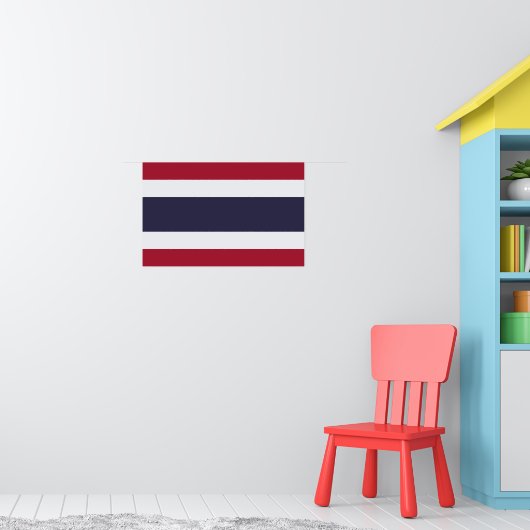Poster with Flag of Thailanda ポスター (子ども部屋1)