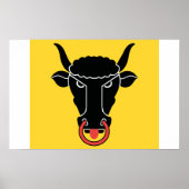 Poster with Flag of Uri, Switzerland ポスター (正面)