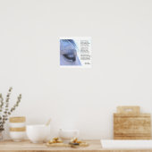 Poster with horse and poem by Anna Blake. ポスター (キッチン)