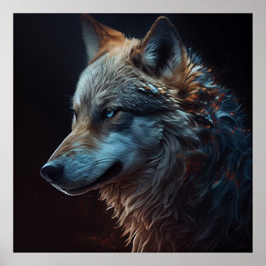 Poster wolf ポスター (正面)