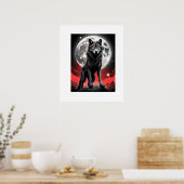 poster,wolf,poster wolf,posters,muur deco ポスター (キッチン)