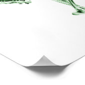 Poster- X-Ray Skeleton Couple Traveling Green ポスター (角)