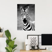 POSTER ZebraPhoto by John A. Sylvester ポスター (ホームオフィス)