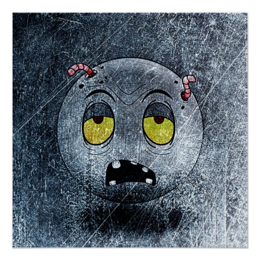 Poster Zombiemoji Vintage ポスター (正面)