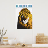 Poster Zoo Berlin (lion) Tiergarten ポスター (キッチン)