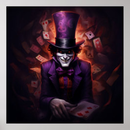 PosterLe Jeu de Cartes Fantastique avec le Joker ポスター