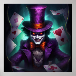 PosterLe Le Joker Enigmatique du Jeu de Cartes ポスター