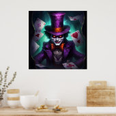 PosterLe Le Joker Enigmatique du Jeu de Cartes ポスター (キッチン)