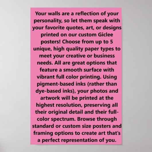 #PosterPrinting紙レイアウトのポスター ポスター (正面)