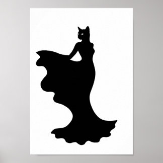 Posters Black and White Fashion Animal ポスター