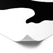 Posters Black and White Fashion Animal ポスター (角)