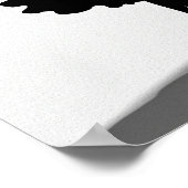 Posters Black and White Fashion Silhouette ポスター (角)