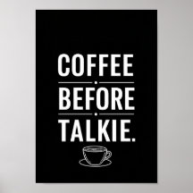 Posters Black and White Funny Quote Print