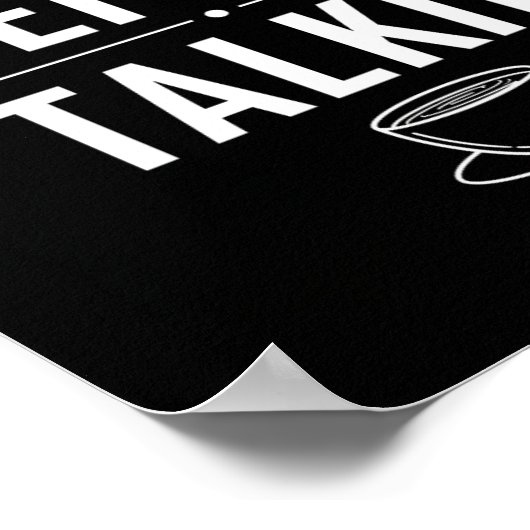 Posters Black and White Funny Quote Print ポスター (角)