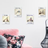 Posters de Ciudades que Inspiran Print Set (リビング)