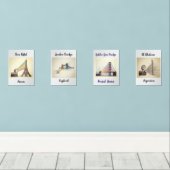 Posters de Ciudades que Inspiran Print Set (ウッドフロア)