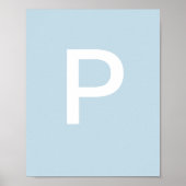 posters kid letter initial nursery ポスター (正面)