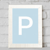posters kid letter initial nursery ポスター