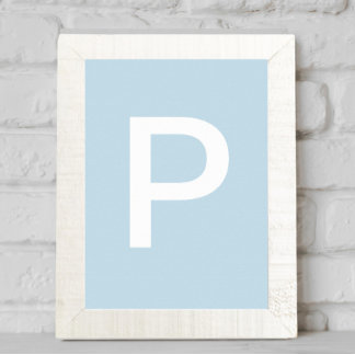 posters kid letter initial nursery ポスター