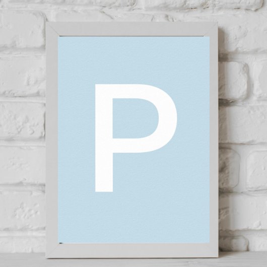 posters kid letter initial nursery ポスター