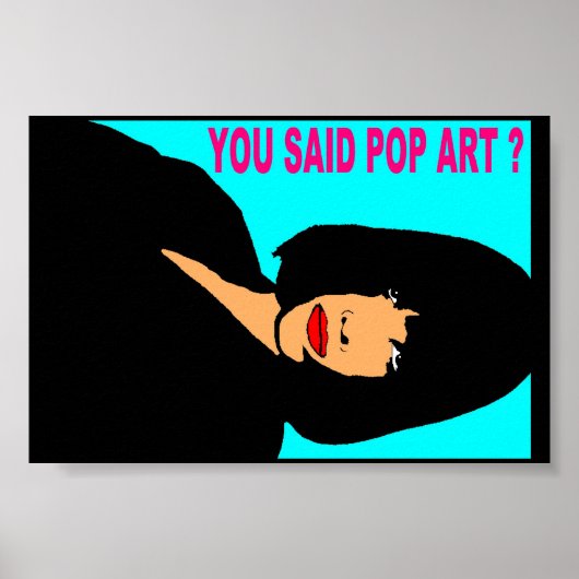 POSTERS POP ART DESIGNS LOGOS VISUELS ポスター (正面)