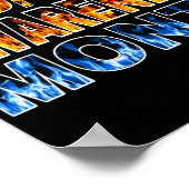 POSTERS...RSD/CRPS – オレンジ&ブルー ポスター (角)