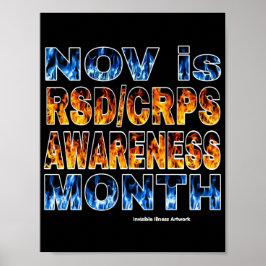 POSTERS...RSD/CRPS – オレンジ&ブルー ポスター