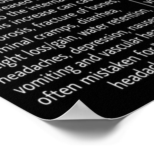 POSTERS...RSD/CRPS – 情報 ポスター (角)